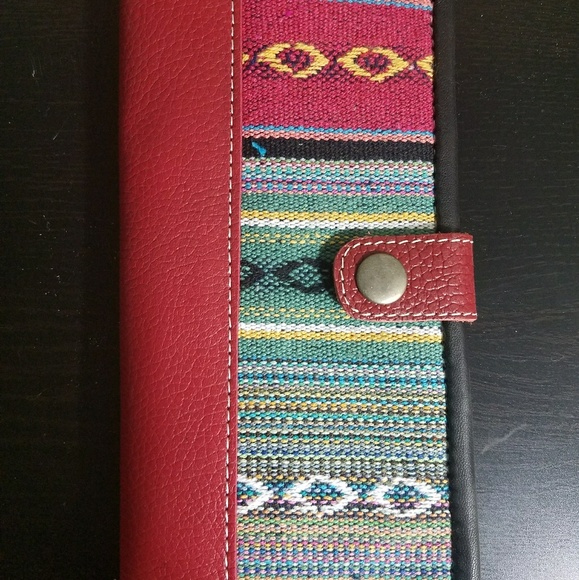 Brand new handmade wallet with real leather trim - Picture 4 of 4